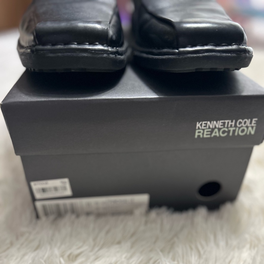 Kenneth Cole Men's Black Leather Loafers size 11m - Picture 2 of 11